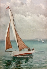 Painting, Sailing vessel, Vanguard, About 1920s