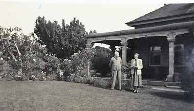 Photograph, Mr & Mrs W. Thompson, About 1950s