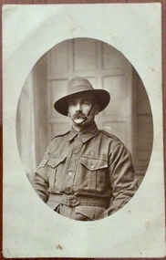 Photograph, Sergeant Albert Edwin Barnden, About 1917