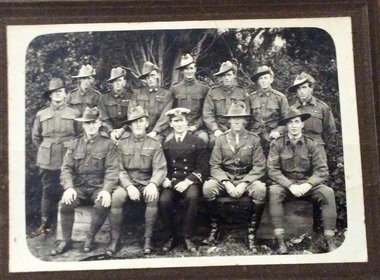 Photograph, Local World War 1 servicemen, About 1914