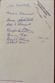 Document - Menu, Commemorative Menu for the opening of the Continental Resort, 1976