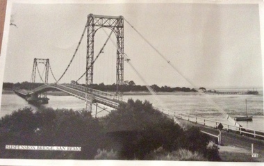Photograph, Murray Views, Suspension Bridge