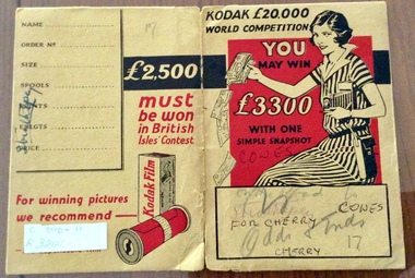 Photograph Folder, Kodak, Kodak Photograph & negative Folder