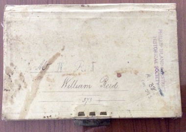Book, Account book of William Reid, About 1850