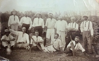 Photogragh, Cowes Cricket team