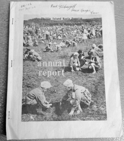 Document- booklet, Phillip Island Koala Reserve Committee of Management Annual Report, 1964