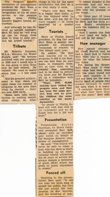 Newspaper Clipping, "Mr Penguin" Bert West, 7/10/1971