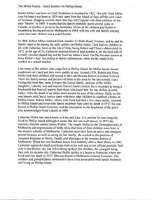 Document, The Miller Family