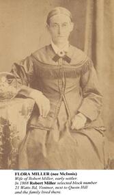 Photographs, Flora Miller & Catherine Walker (nee Miller), approx 1880's