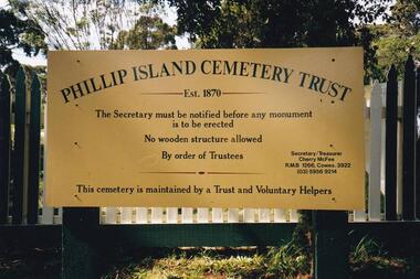 Photograph Album, Kodak, Phillip Island Cemetery Cowes, c1990
