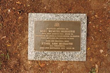 Photograph Album, Kodak, Phillip Island Cemetery, c 1990