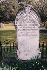 Photograph Album, Kodak, Phillip Island Cemetery, c 1990