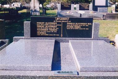 Photograph Album, Kodak, Phillip Island Cemetery, c 1990