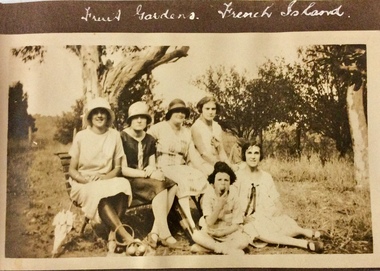 Photograph, Fruit Gardens French Island, 1925-1926