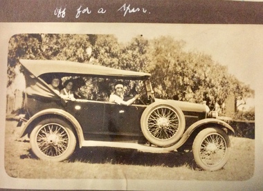 Photograph, Off for a spin, 1925-1926