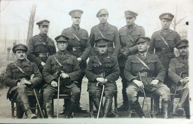 Photogragh, p. guilleminot boespflug et co paris, WW1 Officers of T.M.s, 1914-1918