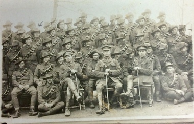 Postcard, WW1 Light Horse Battery, 1914-1918