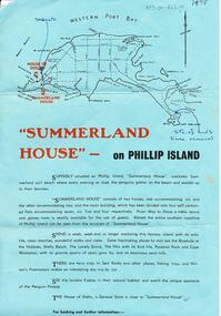 Document, Summerland House, 1975