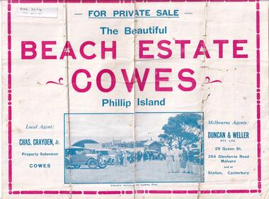 Brochure, Beach Estate Cowes, c 1940's