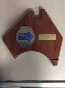 wooden plaque, Australia Day Citizen Award, 1993