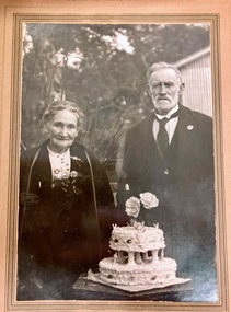 Photograph - Portrait, William and Annie McFee  Diamond anniversary, 1934