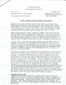Document, Documents relating to the re-enactment of the 1869 coach run from Melbourne to Cowes via Hastings in 1985, 1985