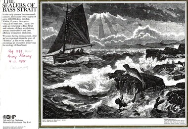 Print, The sealers of Bass Strait, 1972