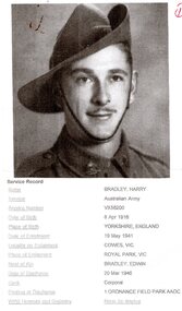 Photograph, Harry Bradley - Phillip Island Identity