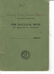 Book, Bank book Shire of Phillip Island Loan No. 9, 1941