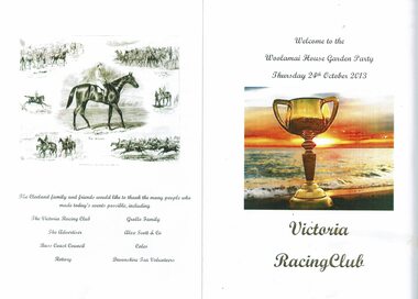 Booklet, Woolamai House Garden Party