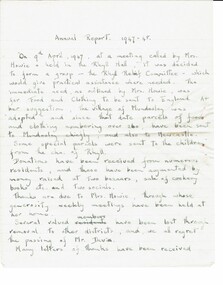 Document, Rhyll Relief Committee accounts and minutes
