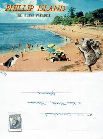 Postcard, Phillip Island - The Island Paradise, Late 1950s