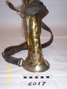 Bugle, Brass and white metal, 1915, Prussian