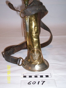Bugle, Brass and white metal, , 1915, Prussian