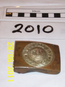 Belt Buckle German Brass Officers