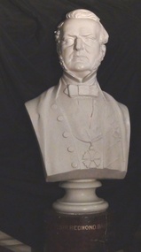 Plaster Portrait Bust, Justice Redmond Barry, 1884