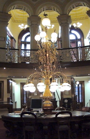 Brass Gasalier Pillar, 1888