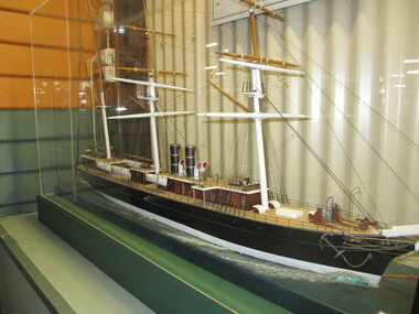 Model ship, SS Iberia, 1873