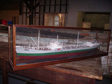 Shipbuilders model, R W Miller