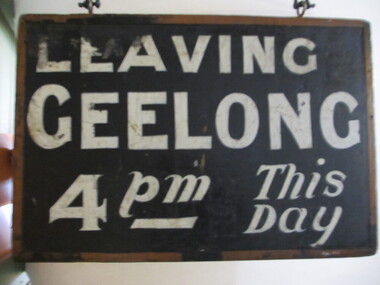 Wooden Sign, SS Edina
