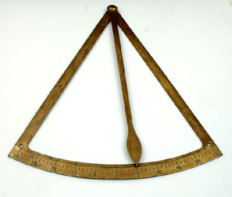 Inclinometer, From MV Sydney Trader - in brass
