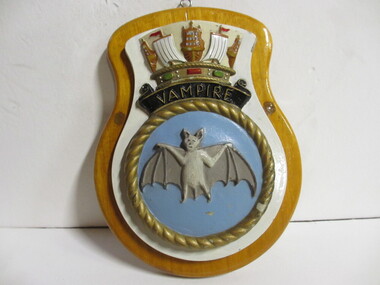 Plaque, Wooden "Vampire" Plaque