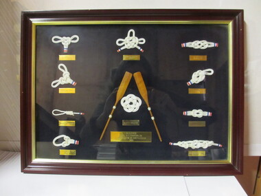 Framed Display of knots
