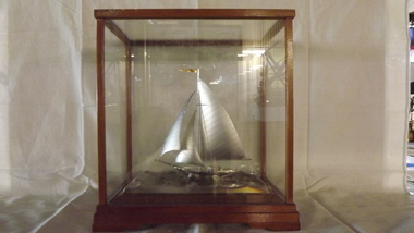silverplated shipmodel