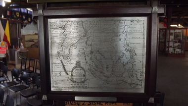 Selangor Pewtor map of East Indies, Possibly Malaysia, 1993