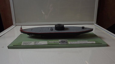 Ship Model, G.W & A.K Oates, USS Monitor
