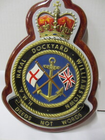 Plaque, HMA Naval Dockyard Williamstown