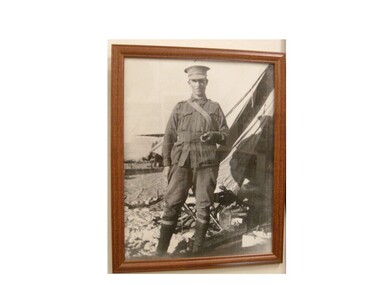 Framed Photograph, Portrait of Lt. Frank William Tickle, 1914/1918