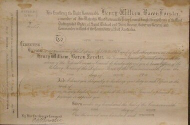 Certificate, Certificate of Promotion in Rank, 5/12/1923 (exact)