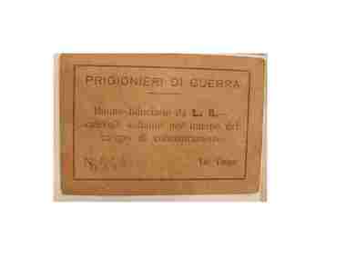 POW Camp Money, POW 5 Lira Camp Money, (estimated); 1942-1945